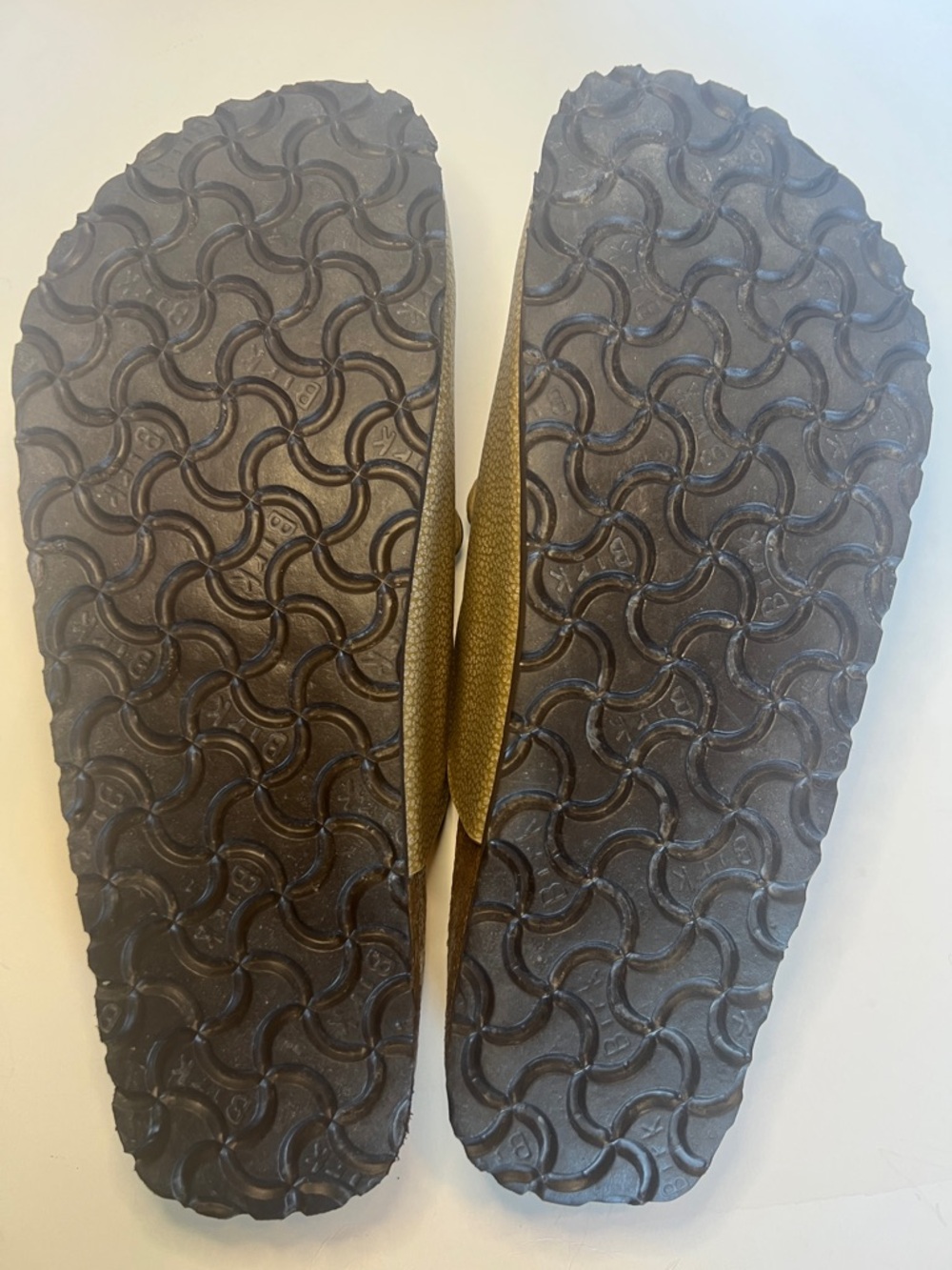 Rare Birkenstock Birki’s Maria Mary Jane Clog Gold Metallic Size EU 40/US 9 - Picture 12 of 16